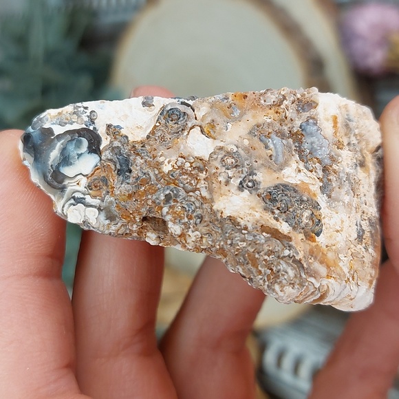 Oco Geode Quartz crystal Geode Agate Natural Crystal Decor - Picture 8 of 17